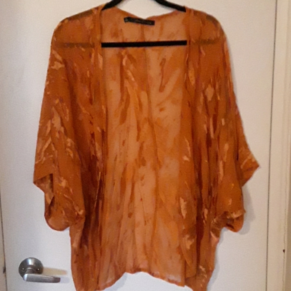 Stunning gold/orange shawl